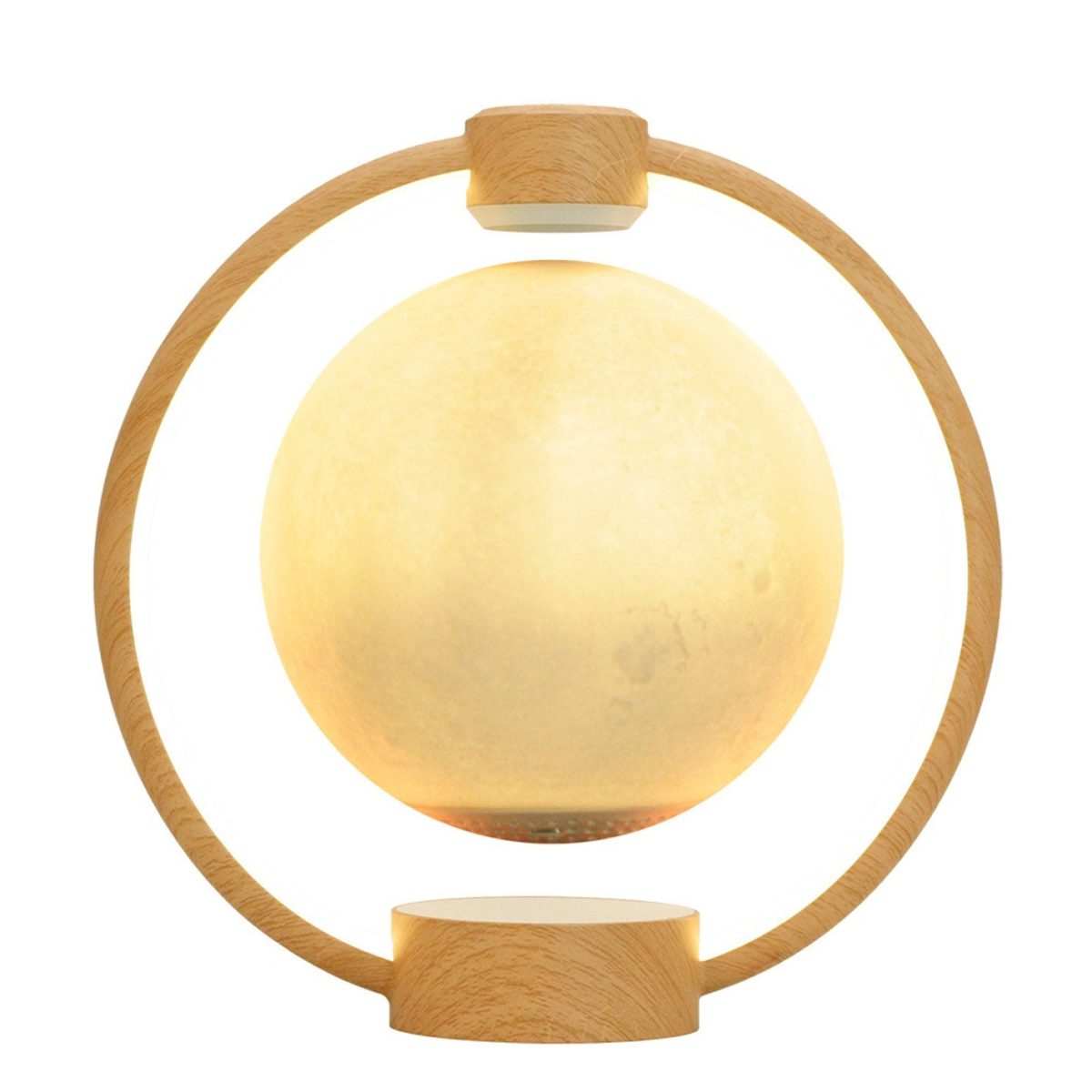 Creative Maglev Moon Design LED Colorful Light Night Light Table Lamp - Image 2