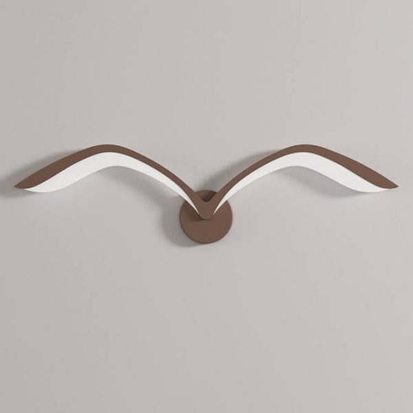 Nordic Minimalist Seagull Acrylic LED Wall Sconce Lamp - Image 17