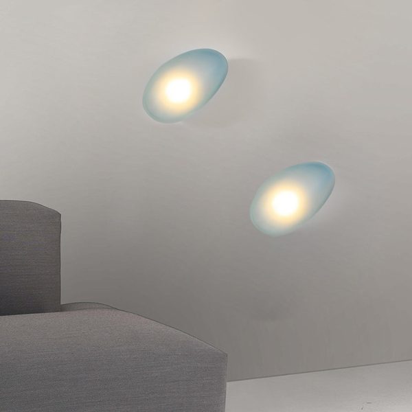 Colorful Glass Pebbles LED Small Decor Modern Indoor Wall Sconces Lighting - Image 4