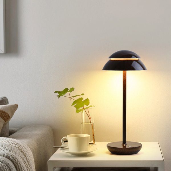 Modern Double Dome LED Accent Table Lamp Touch on/off - Image 6