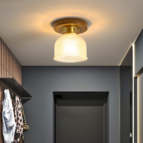 Square Iron Frame American Country Style Ceiling Light Fixture - Image 13