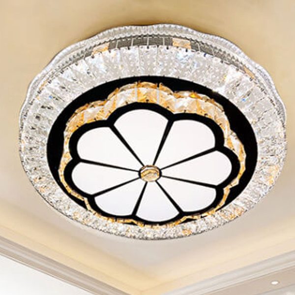 Nordic Light Luxury Round Design Multi-Style LED Flush Mount Light - Image 12
