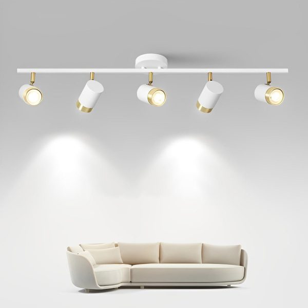 3/4/5 Lights GU10 LED Adjustable COB Surface Mounted Track Spotlight - Image 11