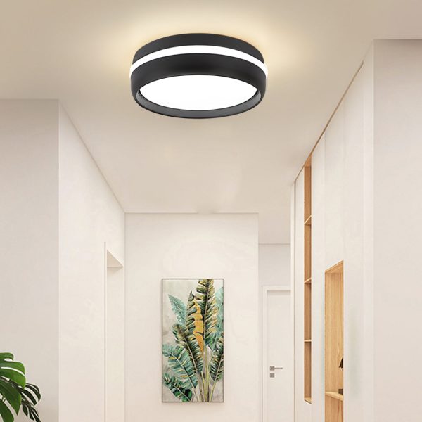 7.9-Inch Round Flush Mount Lighting LED Ceiling Light Acrylic Ceiling Lamp Ceiling-Mounted LED Light for Bedroom - Image 2