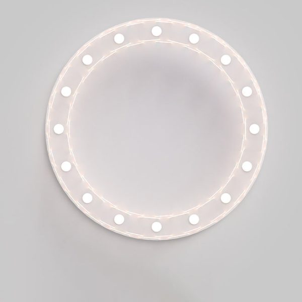 Contemporary Creative Iron Acrylic Round Piece LED Flush Mount Ceiling Fan Light For Living Room - Image 9