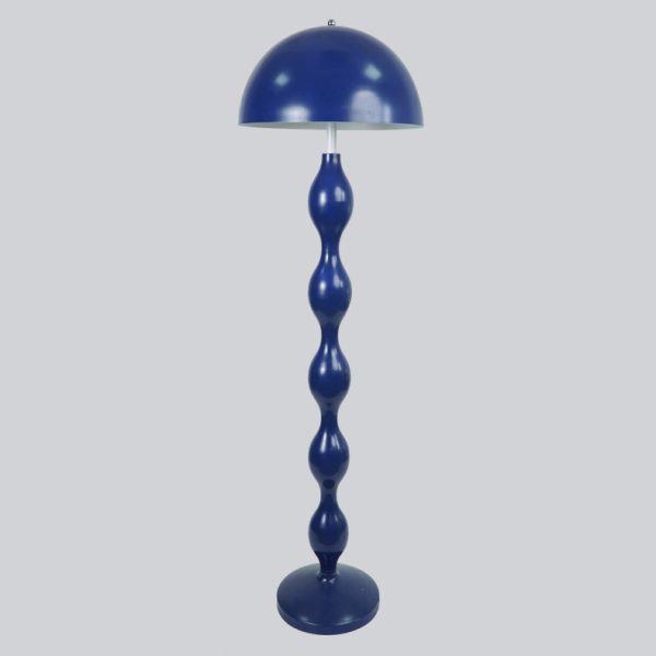 Contemporary Scandinavian Iron Mushroom Shade 1-Light Standing Floor Lamp For Bedroom - Image 11