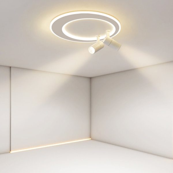 18'' LED Circular Flush Mount Modern Lighting with Spotlight - Image 3