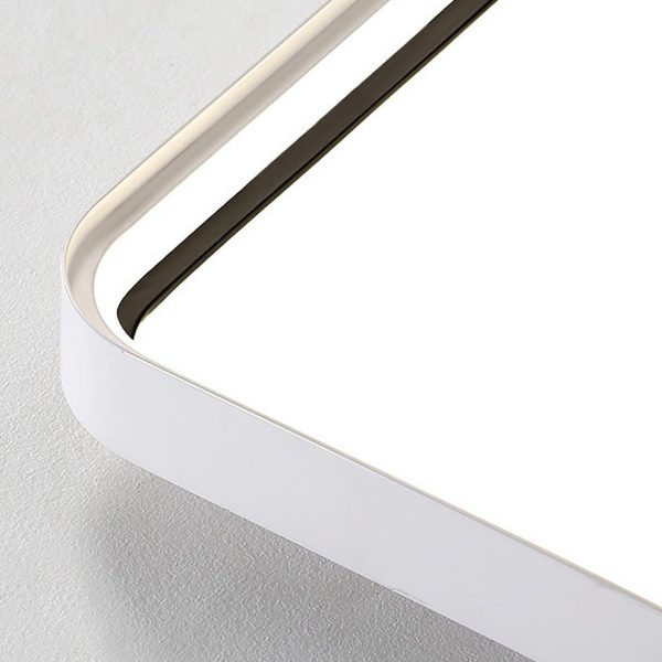 18'' Rectangular LED Modern Flush Mount Lighting with Remote Control - Image 11