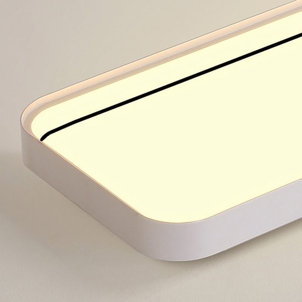 18'' Rectangular LED Modern Flush Mount Lighting with Remote Control - Image 10