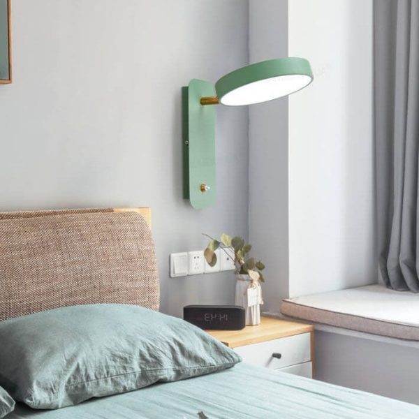 Nordic Macaron LED Rotatable Wall Sconce Lamps - Image 4