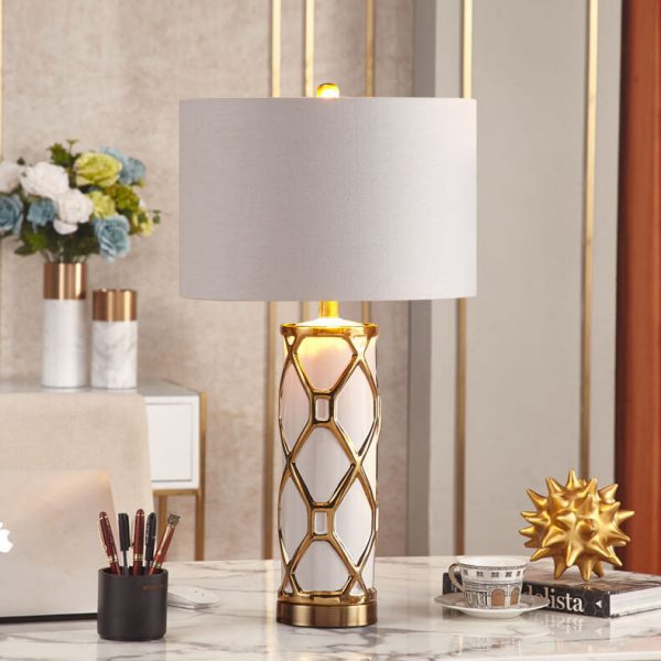 Nordic Light Luxury Ceramic 1-Light Table Lamp - Image 21