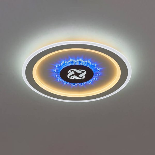 Round Acrylic Simple LED Flush Mount Light - Image 15