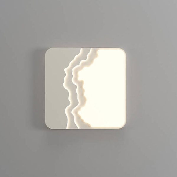 Modern Minimalist Creative Acrylic Wave LED Flush Mount Ceiling Light - Image 16