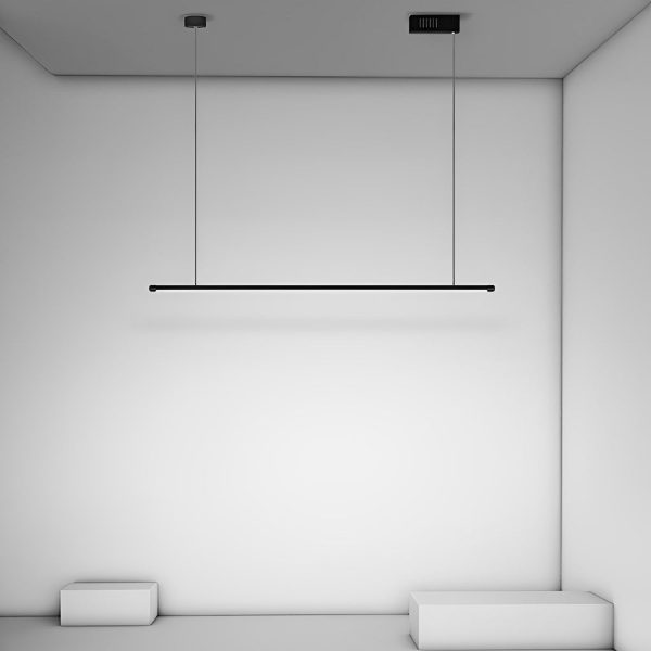 16'' Geometric Shaped Adjustable Black Pendant Light Modern Pendant Lighting - Image 2