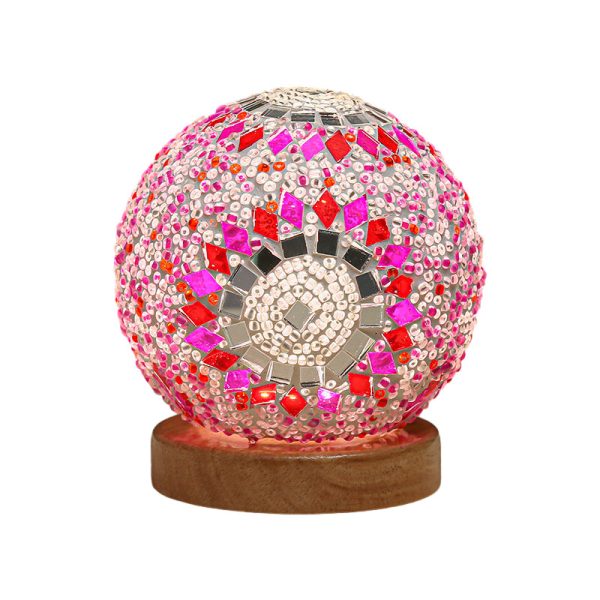 Stained Glass Table Lamp - Mosaic LED Lamp - Image 13