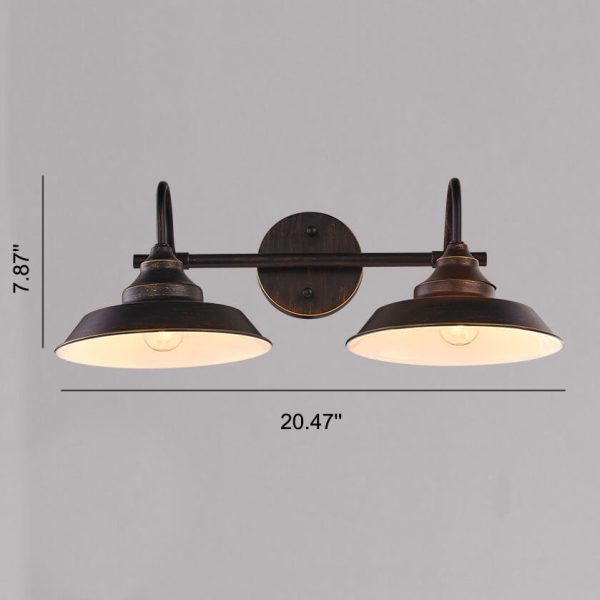 Industrial Vintage Old Iron Barn 1/2/3 Light Wall Sconce Lamp - Image 4