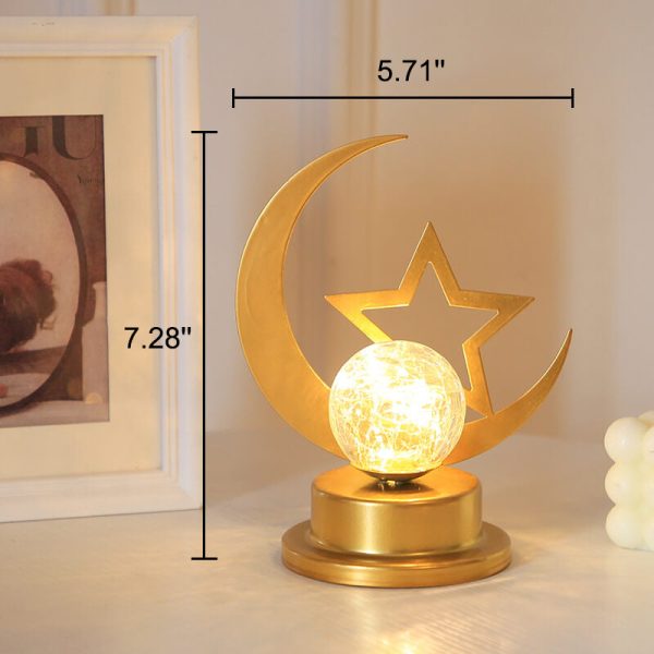 Muslim Eid Moon Castle LED Night Light Decorative Table Lamp - Image 4