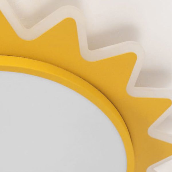 Creative Cartoon Sun Shaped LED Flush Mount Ceiling Light - Image 9