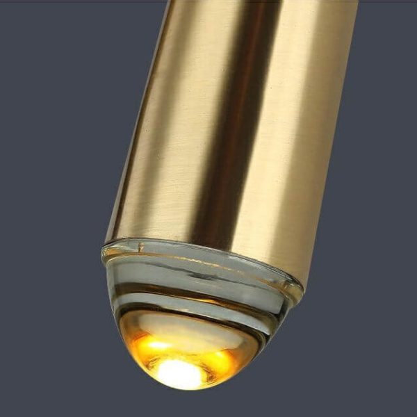 Minimalist Luxury Long Strip Gold 1-Light Wall Sconce Lamp - Image 7