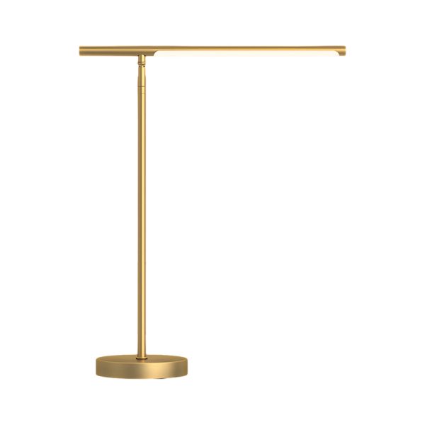 Copper Linear Brass LED Desk Lamp with Adjustable Angle for Focused Lighting - Image 9