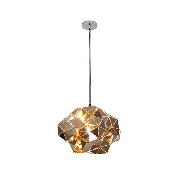 Irregular Decor Stainless Steel Hollow Creative Post-Modern Chandelier - Image 8