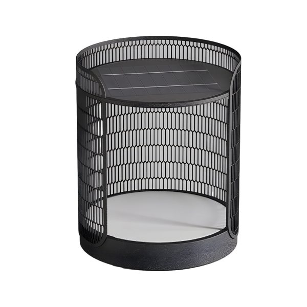 19 inch LED Open Mesh Outdoor Floor Lamp with Table - Image 10