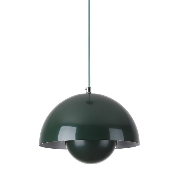 1-Light Metal Mushroom Nordic Flowerpot Pendant Light - Image 10