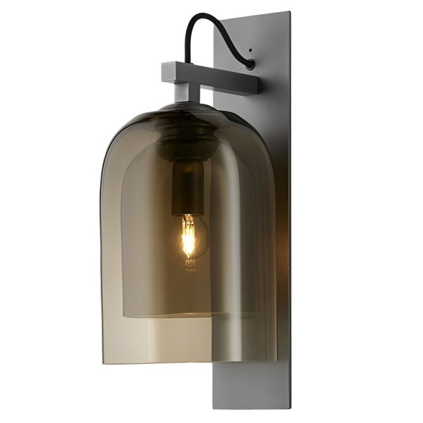 Minimalist Glass Iron Nordic Plug in Wall Lamp Wall Sconce Lighting - Image 8