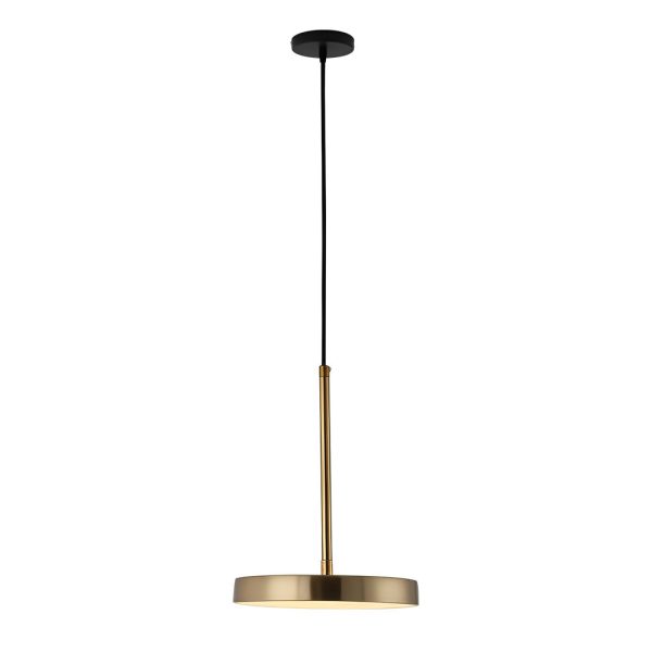 Ultra-thin Round Minimalist LED Nordic Pendant Light Kitchen Island Lighting - Image 8
