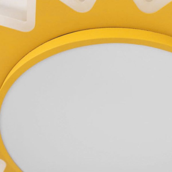 Creative Cartoon Sun Shaped LED Flush Mount Ceiling Light - Image 10