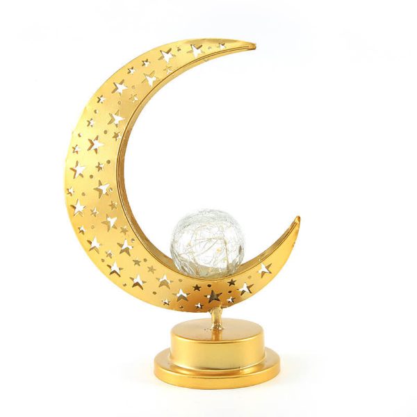 Muslim Eid Moon Castle LED Night Light Decorative Table Lamp - Image 8