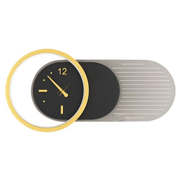 Creative Mute Clock Shaped LED Nordic Wall Lamp Wall Sconce Lighting - Image 10