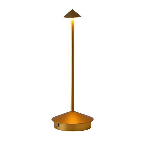 11.41 Inch Cordless Small Cute Mushroom Top Pina Table Lamp - Image 8