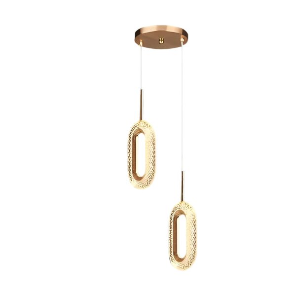 Circle Water Drop Minimalist Three Step Dimming LED Modern Pendant Lights - Image 10