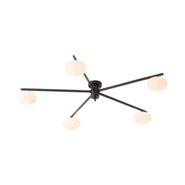 3/5/6-Light Semi Flush Mount Jasper Ceiling Lamp - Image 12