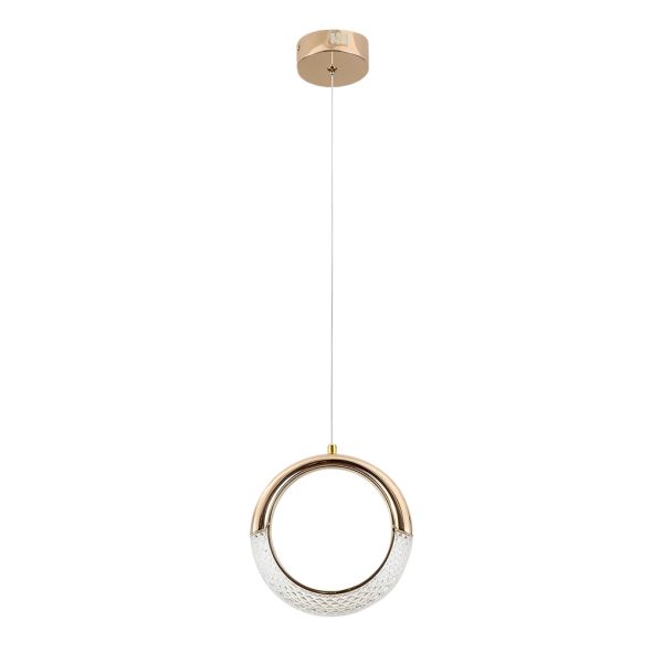Moon Rings LED Electroplated Nordic Small Chandelier Light Pendant Lighting - Image 10