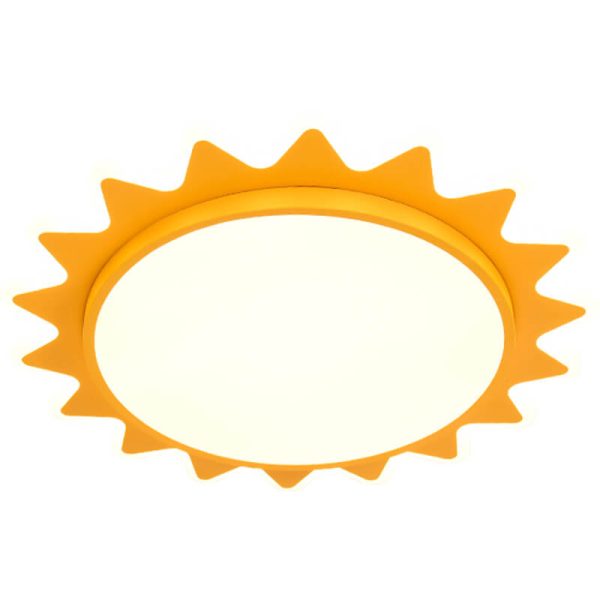 Creative Cartoon Sun Shaped LED Flush Mount Ceiling Light - Image 8