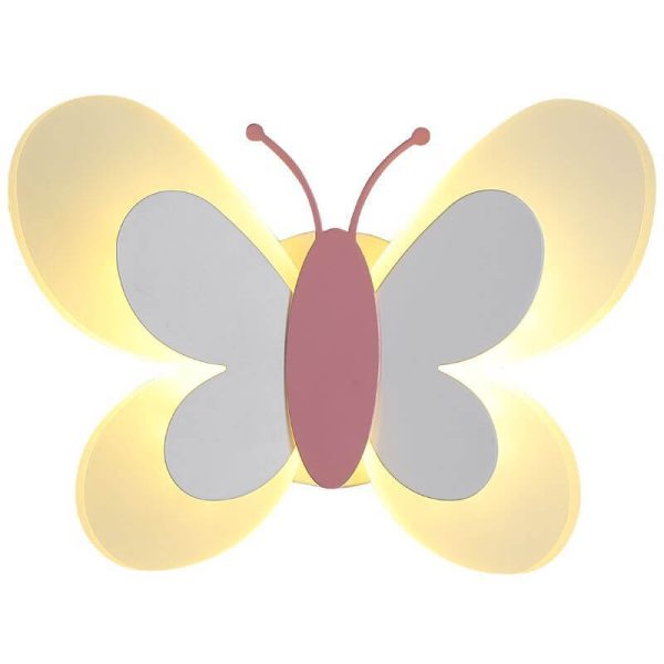 Creative Butterfly Acrylic 1-Light LED Wall Sconce Lamp - Image 8