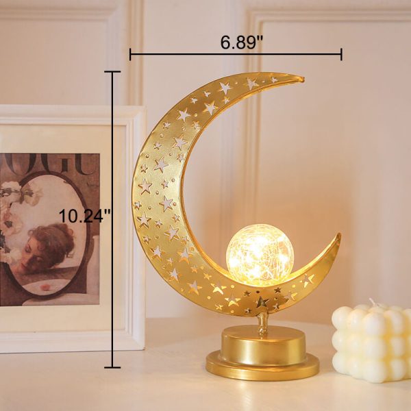 Muslim Eid Moon Castle LED Night Light Decorative Table Lamp - Image 5