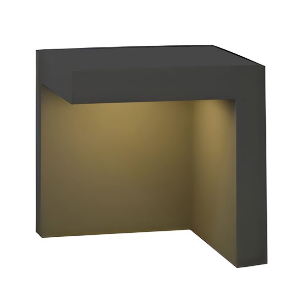 Half-Cut Rectangular Fixture Modern Outdoor Path Light in Gray, LED 4.5W, IP54 Waterproof - Image 8