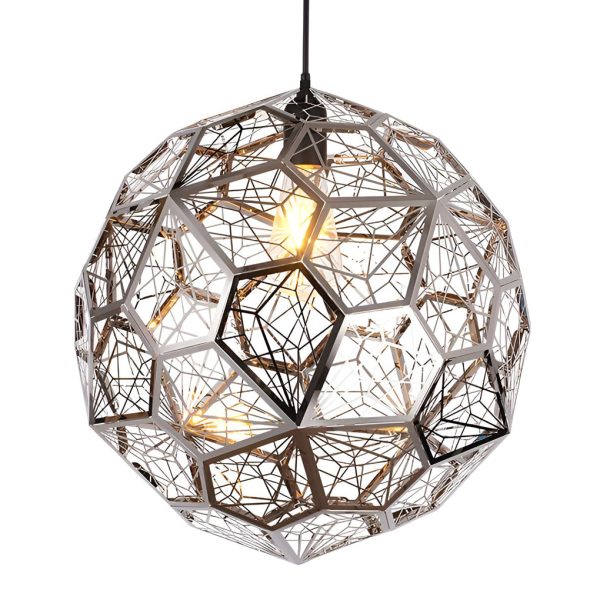 Geometric Spherical Postmodern Dining Room Chandelier Pendant Light - Image 9