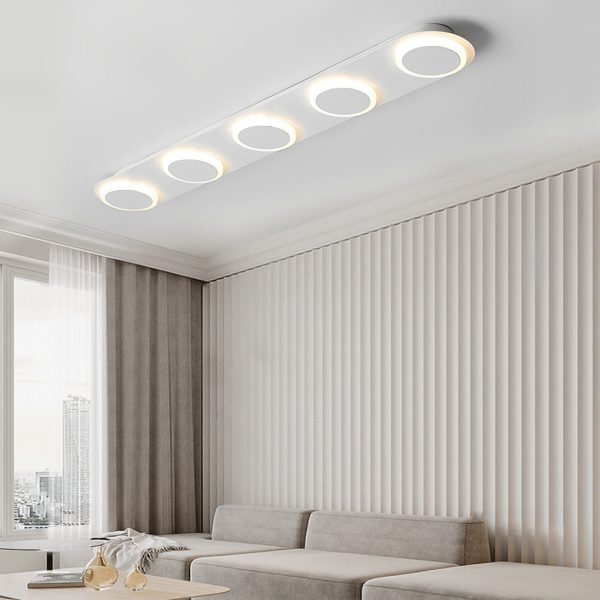 Round Square LED Modern Flush Mount Lighting Ceiling Lights Fixture - Image 9