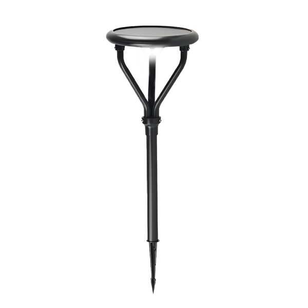 Round LED Waterproof Intelligent Modern Solar Lamp Post Outdoor Light - Image 6