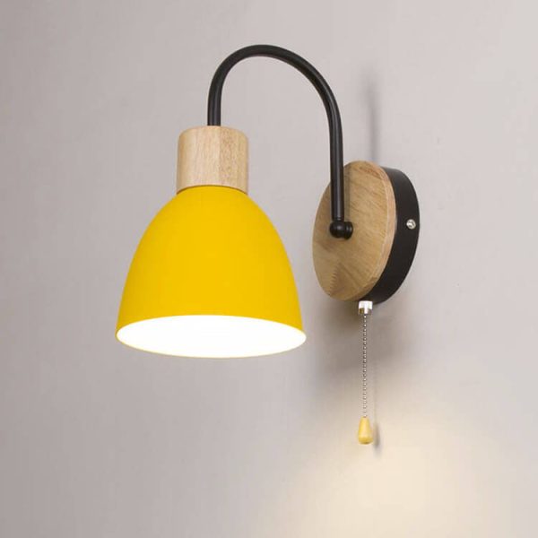 Nordic Macaron 1-Light Zipper Switch Wall Light - Image 13