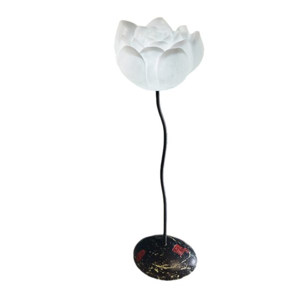 Short Fancy Lotus Aesthestics LED Flower Floor Lamp - Image 14