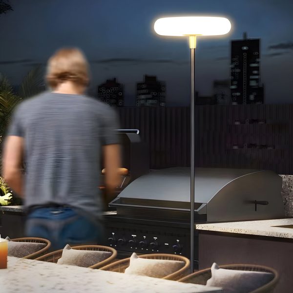 Modern Post Standing LED Outdoor Floor Lamp - Image 3