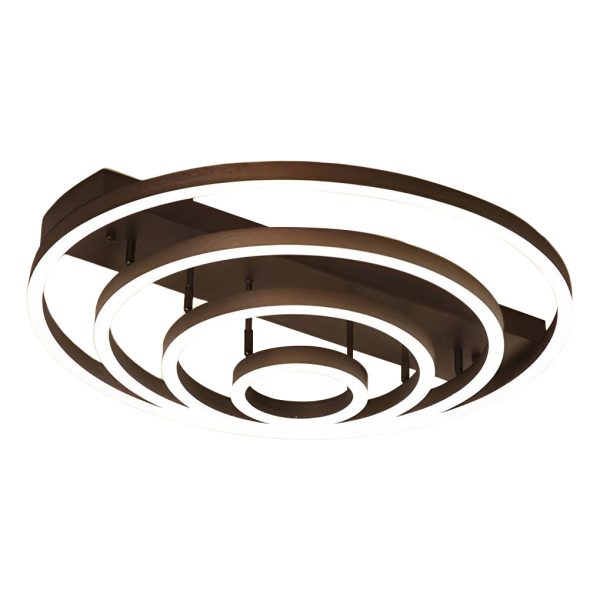 Adjustable Multiple Circular LED Modern Flush Mount Ceiling Lights - Image 8