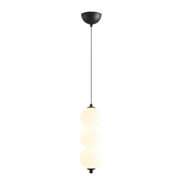 Modern Round String Vertical Balls Pendant Lamp Dimmable LED Chandelier - Image 13
