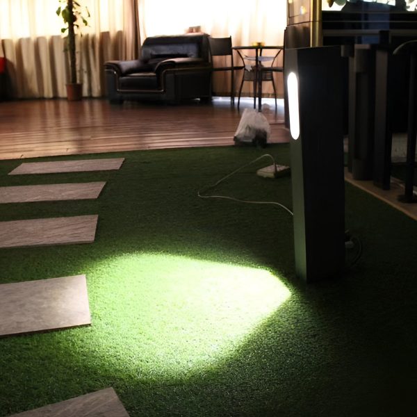 7W COB Front Pathway Lighting Black Modern Outdoor Lawn Path Lights - Image 3