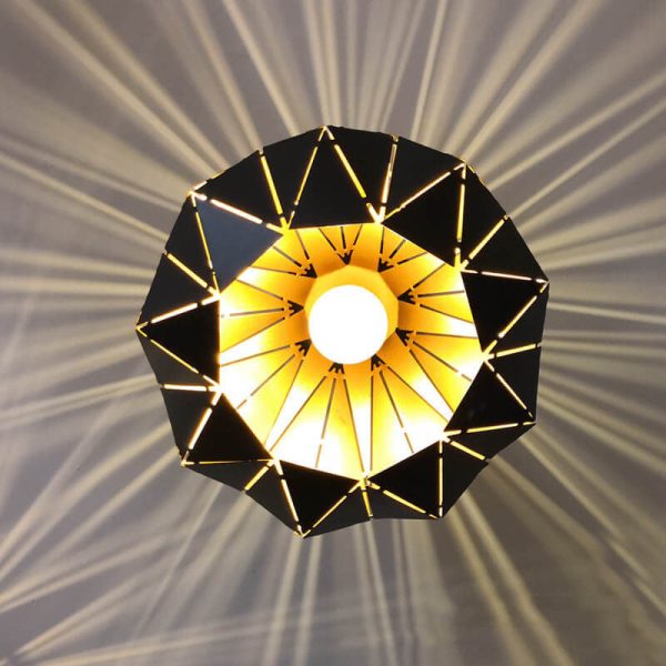 Modern Creative Diamond Dome 1-Light Macaron Semi-Flush Mount Ceiling Light - Image 12